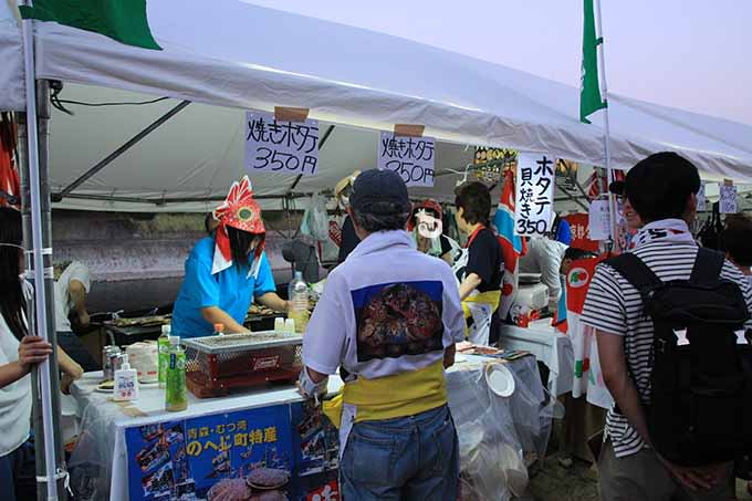 屋台(焼きホタテ)