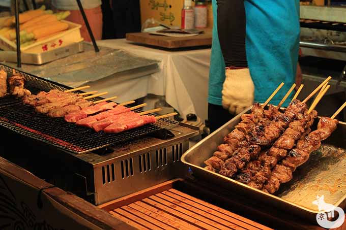 牛肉の串焼き