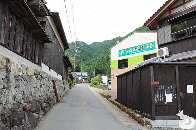 正寿院の前の道