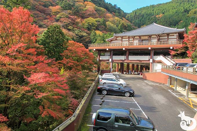 善峯寺 文殊寺宝館周辺の紅葉