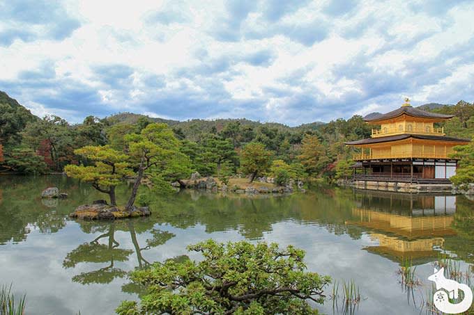 金閣寺 鏡湖池