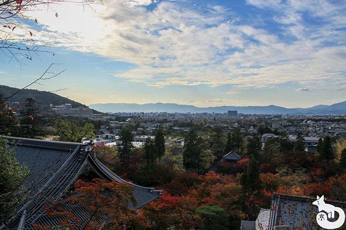 永観堂 多宝塔からの風景