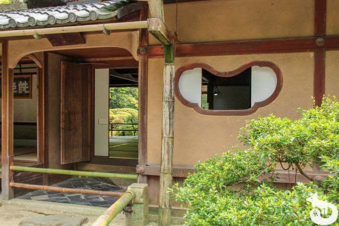 詩仙堂 雲形の窓