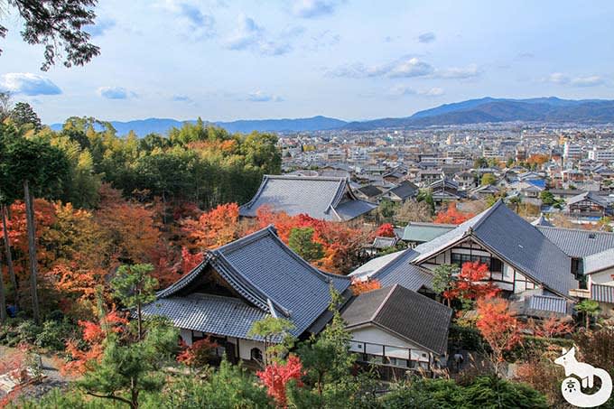 圓光寺 山上からの景色