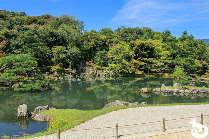 天龍寺 曹源池