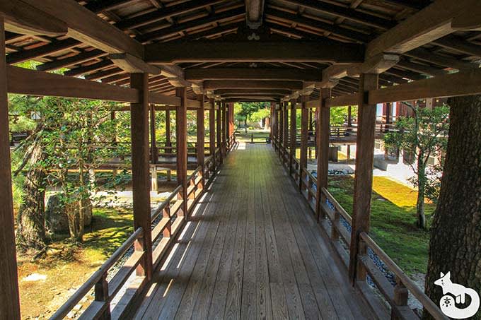 大覚寺 村雨の廊下