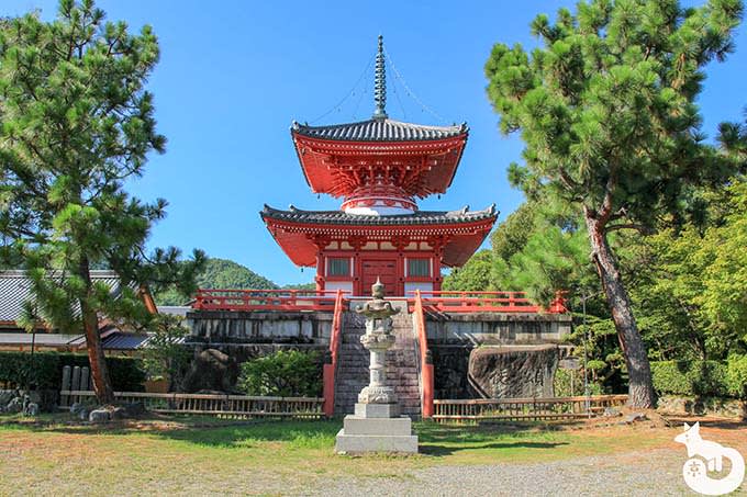 大覚寺 心経宝塔