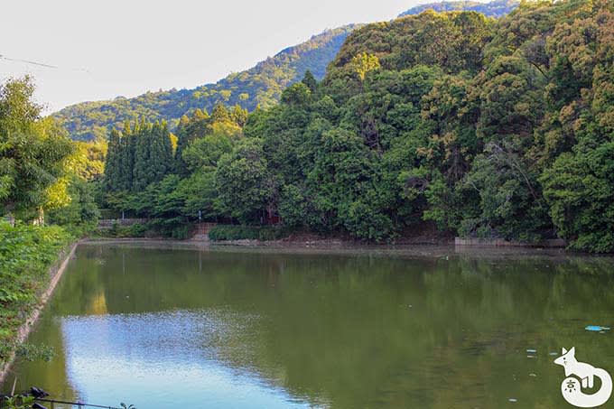 御髪神社 小倉池