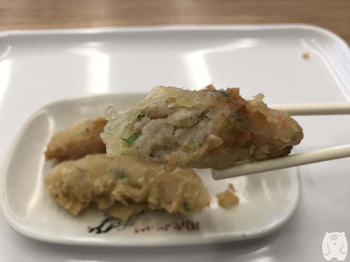 周氏蝦捲|炸蝦捲の中身