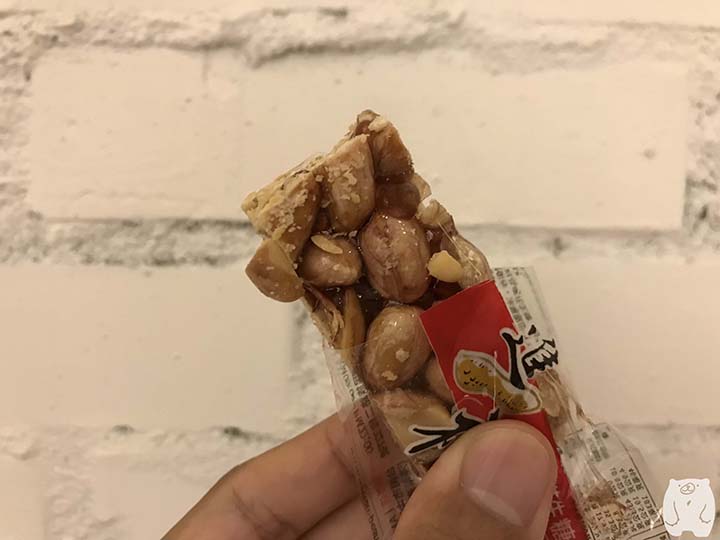 進福大灣花生糖の花生糖の見た目