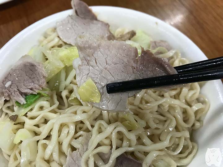 小杜意麵|意麵の肉