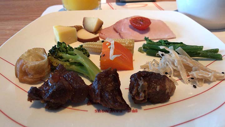 甘粹レストラン|食べた料理その2|肉と野菜