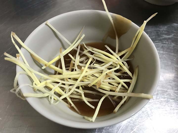 新鮮牛肉湯|牛肉湯用の生姜と甘だれ
