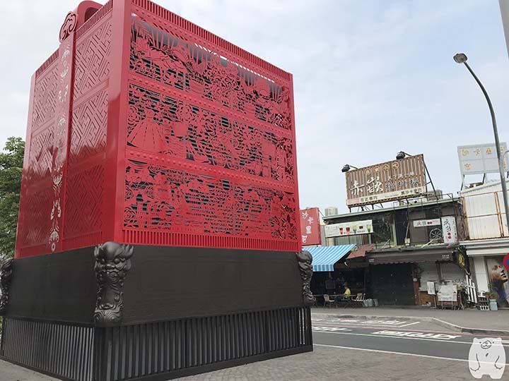 赤崁點心店の近くの目印