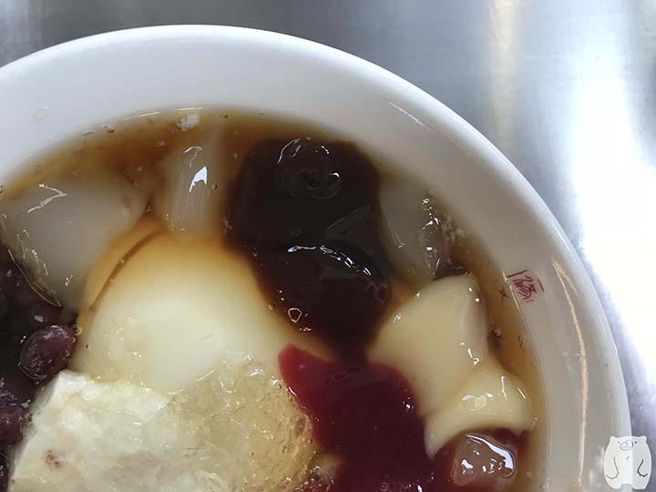 修安扁擔豆花|粉粿(さつまいも)