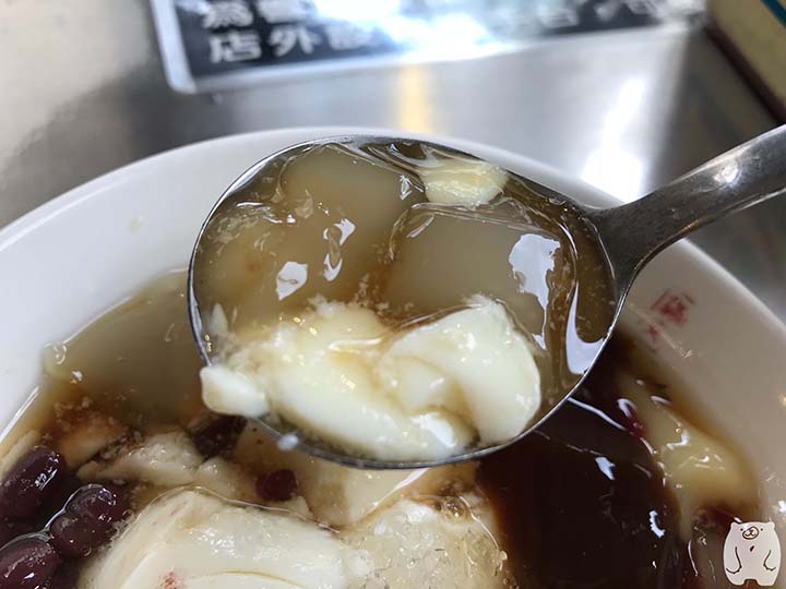 修安扁擔豆花|粉角と豆花をいただく