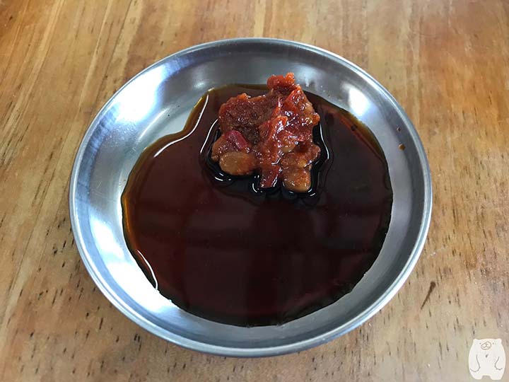 阿憨鹹粥|醤油と豆板醤