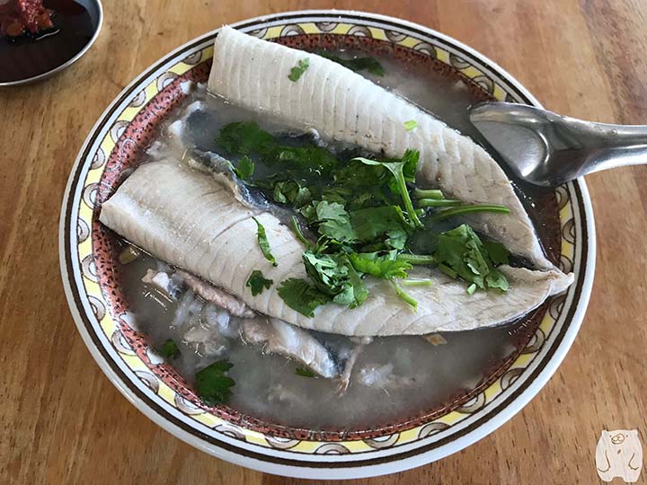 阿憨鹹粥|虱目魚肚粥:130元