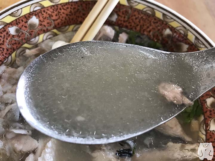 阿憨鹹粥|お粥のスープ