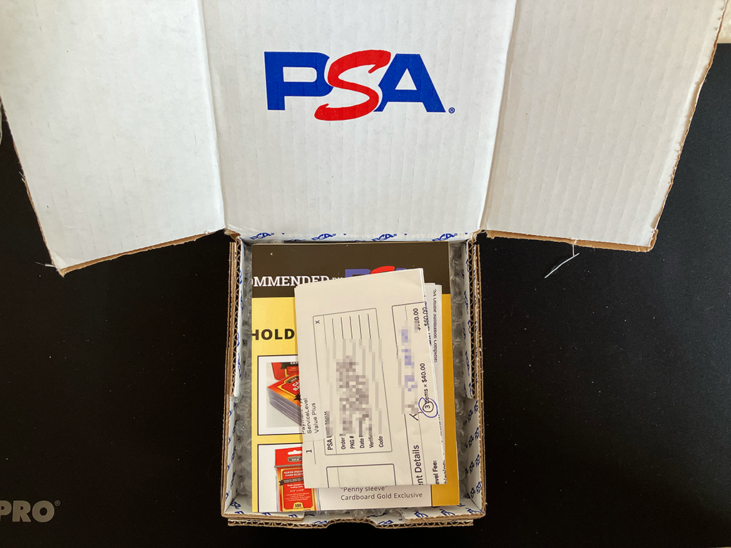 PSA鑑定品の開封