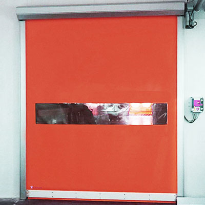 Puerta rápida enrollable de lona PVC – vista 2