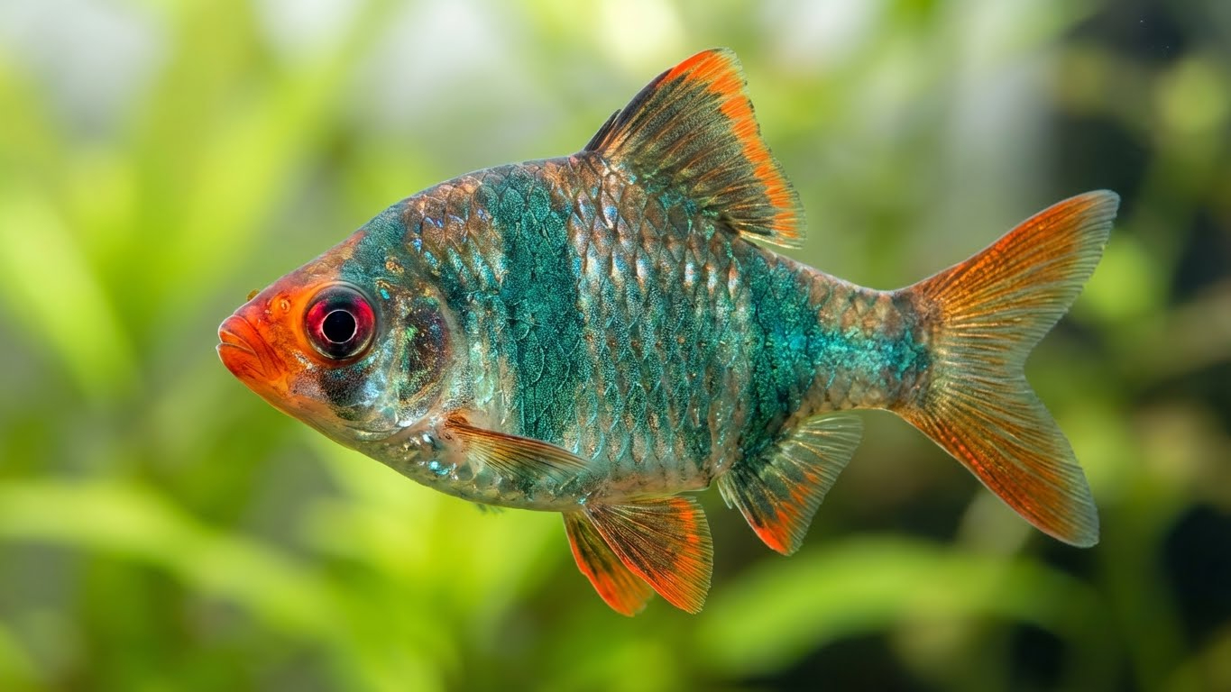 Barbo Tigre Verde (Moss Green)