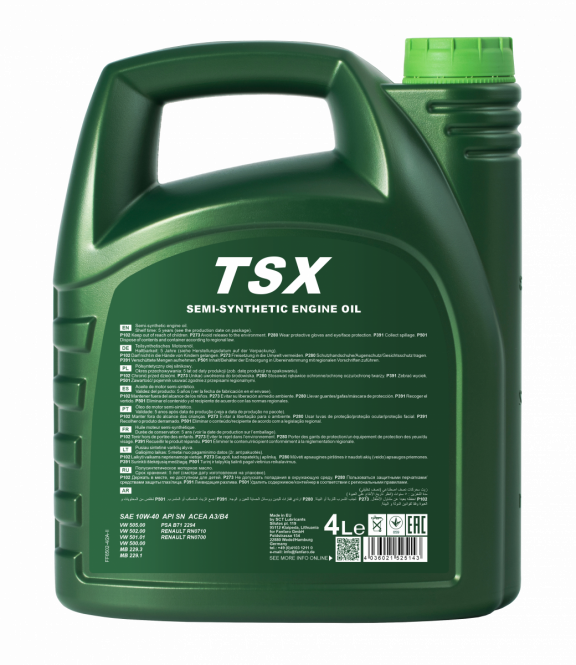 FANFARO TSX 10W-40 - Yarısintetik motor yağı 5L