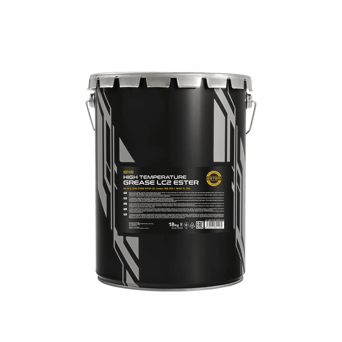 Litol - MANNOL LC-2 High Temperature Grease Ester, 18 Kq