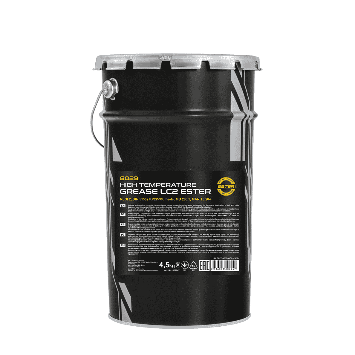 Litol - MANNOL LC-2 High Temperature Grease Ester, 18 Kq