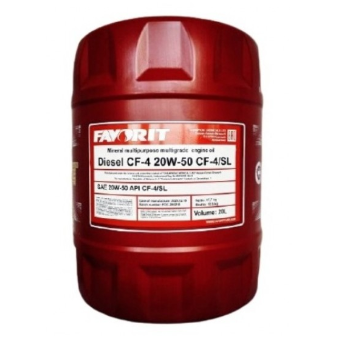 Favorit Diesel CF-4 SAE 20W-50 API CF-4/SL, 10L