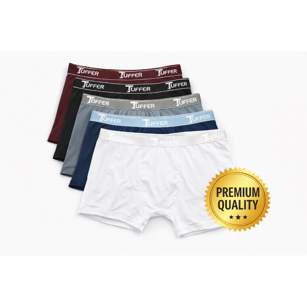 Visual 5 de Kit 3 Cuecas Boxer Masculinas Tuffer em Microfibra Premium Cueca Box Adulto Qualidade e Conforto para o seu dia a dia