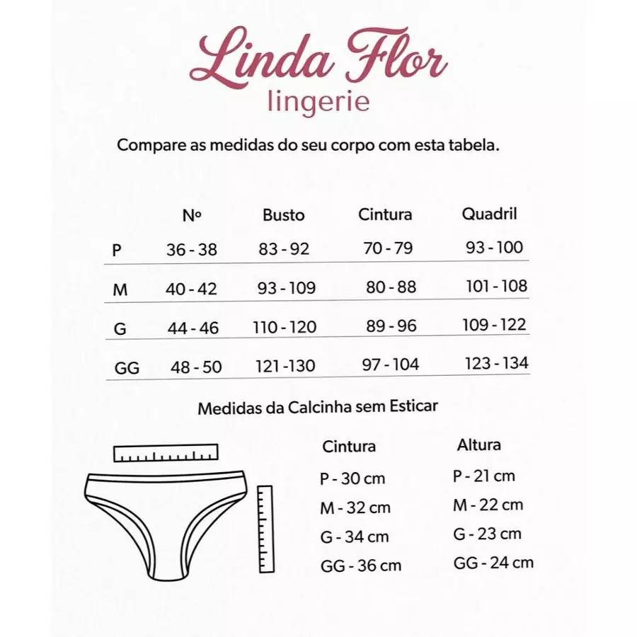 Visual 8 de Kit 10 Calcinhas em Cotton Liso Adulto Tanga Feminina Linda flor Cintura Alta e Forro Calcinha ALGODÃO