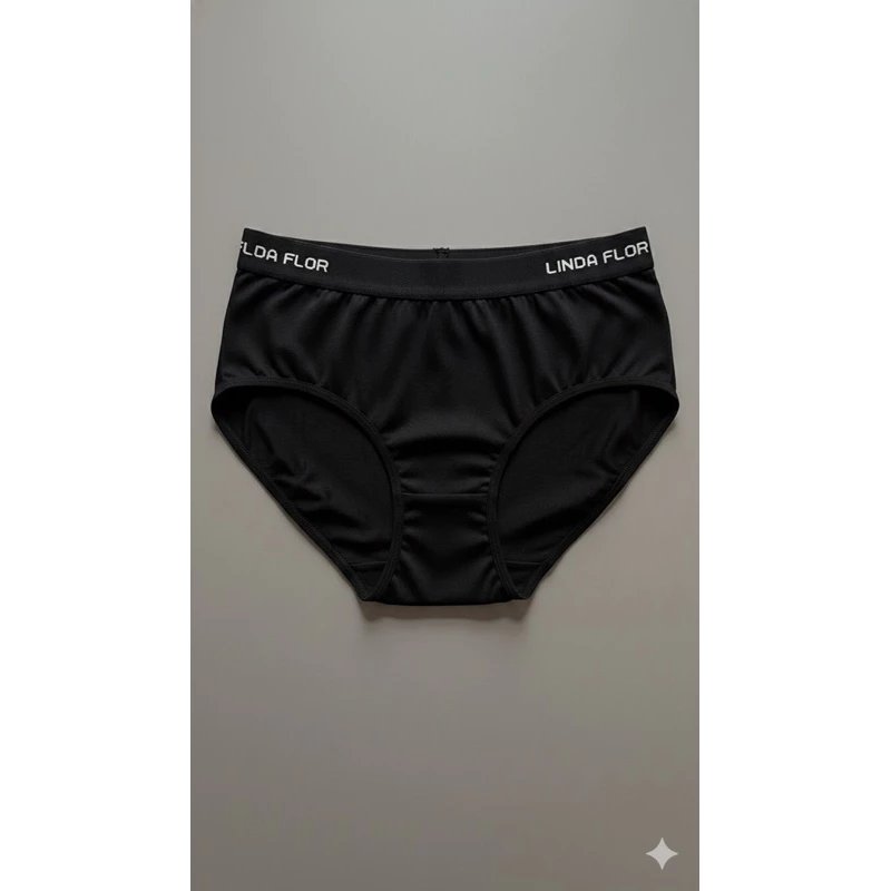 Visual 6 de Kit 5 Tangão Plus Size em Cotton Liso algodão Cos alto linda flor tanga feminina Extra grande