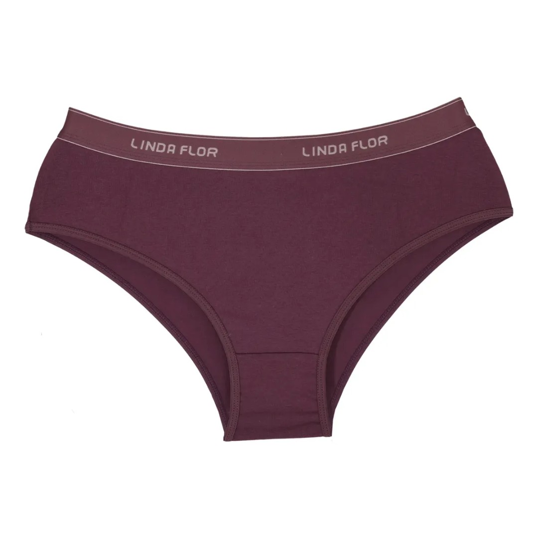 Visual 5 de Kit Com 5 Tangas Plus Size Cotton Em Algodão Lisa