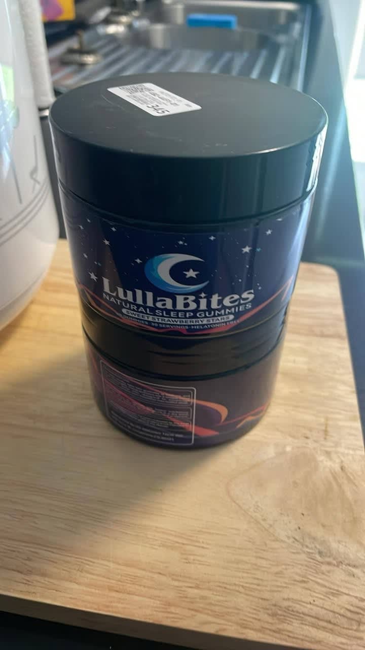 A listing photo of a product labelled LullaBites, not sold by the makers.