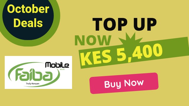 Top Up Faiba 5400