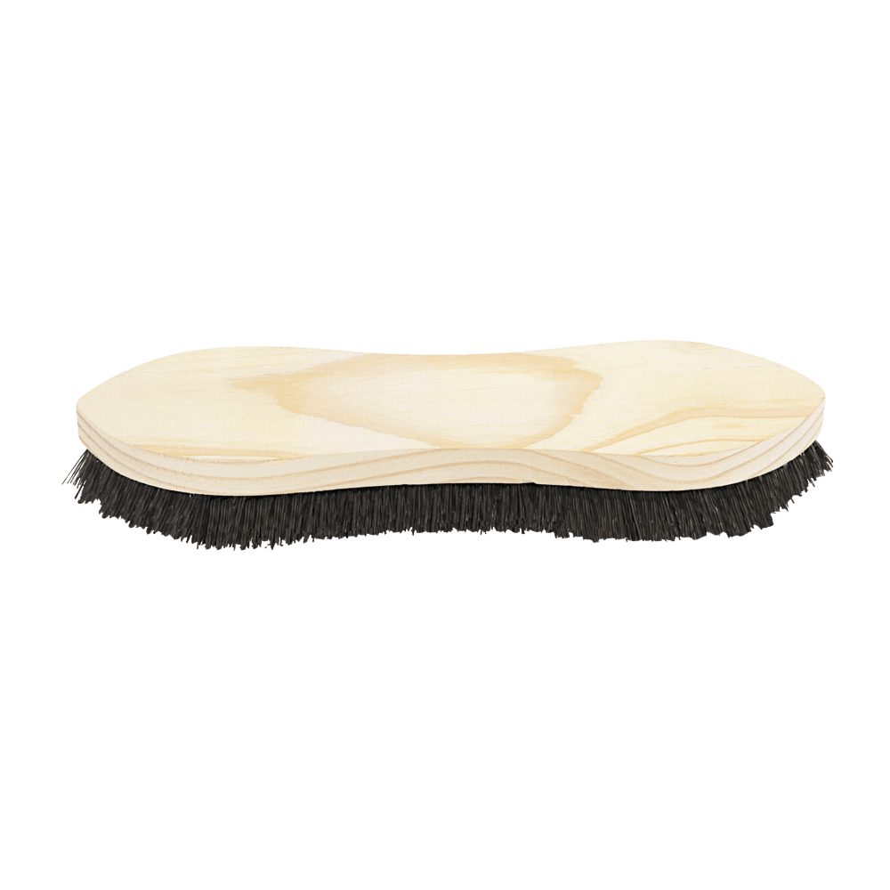 SCRUBBING BRUSH WITH WOODEN BACK