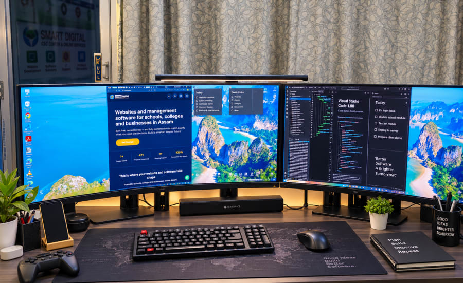 Smart Digital workspace — desk setup