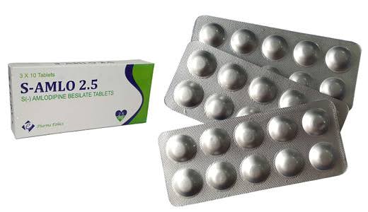 Amlodipine 2.5mg (S-Amlo 2.5)