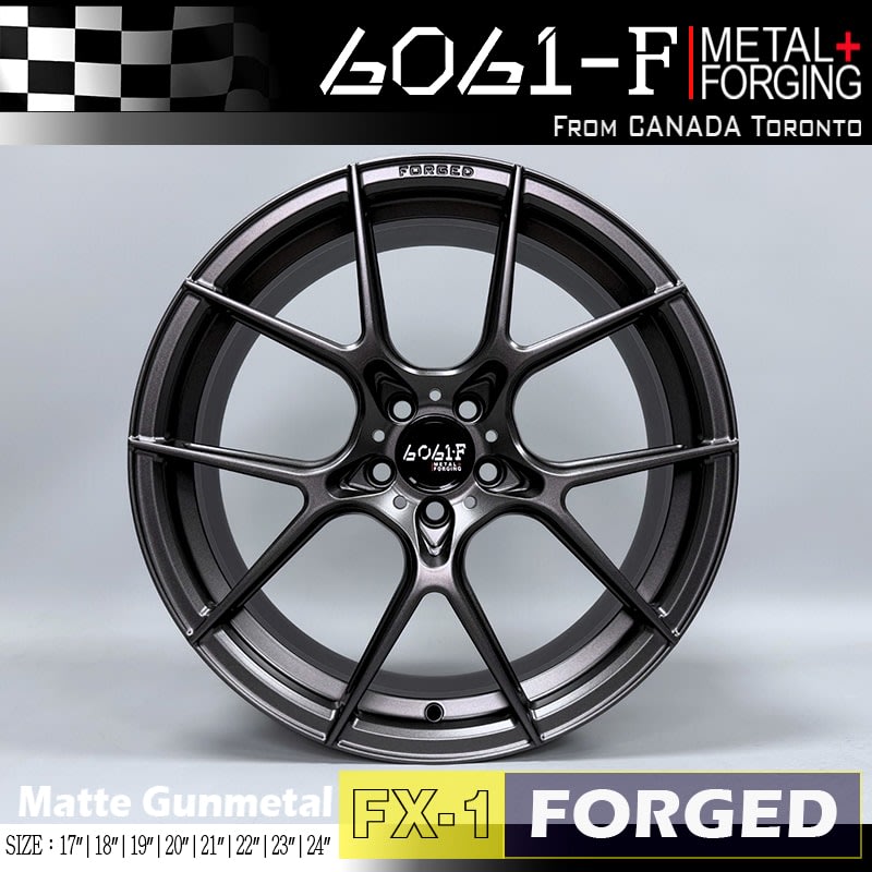 6061-F-FORGED FX01 鋁圈 - 照片 1