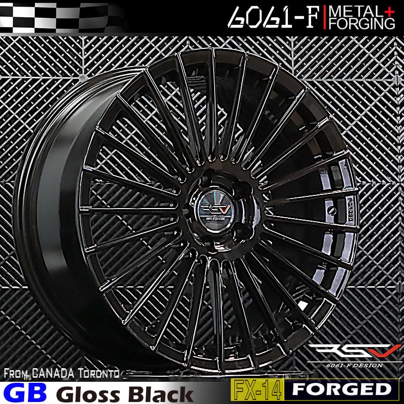 6061-F-FORGED FX14 鋁圈 - 照片 1