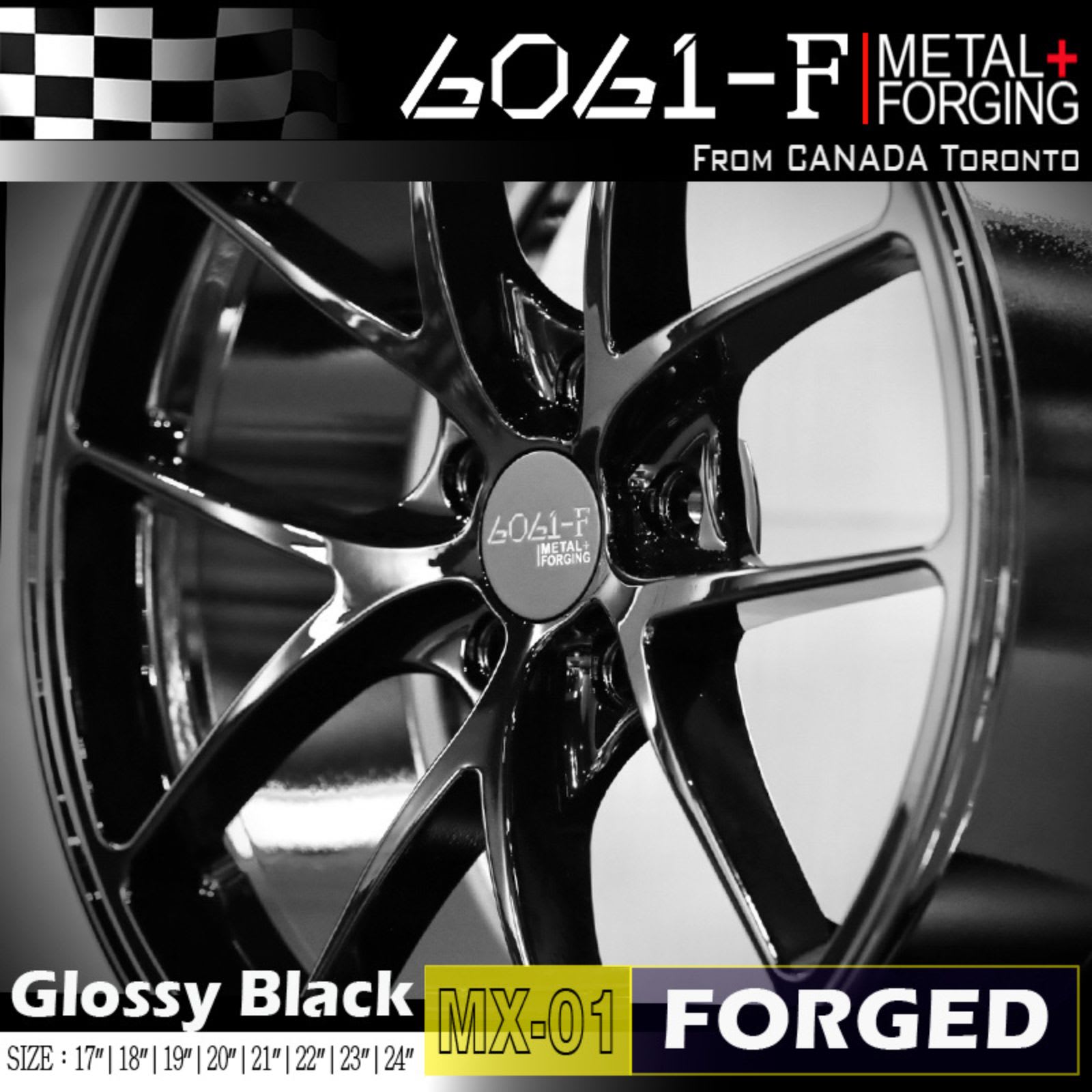 6061-F-FORGED MX01 鋁圈 - 照片 1