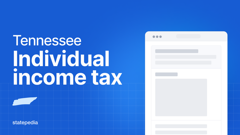 Tennessee Individual Tax Complete Guide