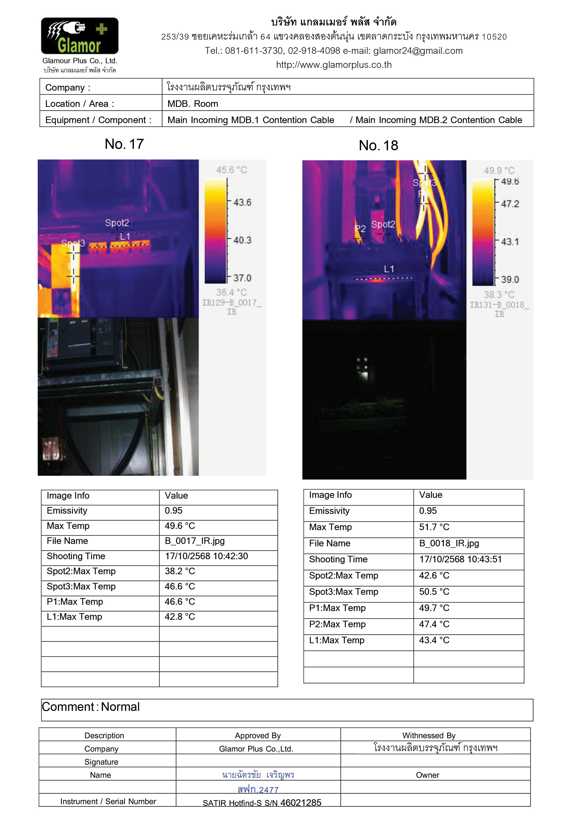 Thermo-Before-งานถ่ายความร้อน-ก่อนการซ่อมบำรุง