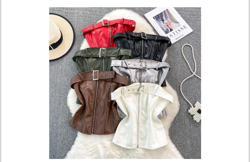 Leather Corset Tops