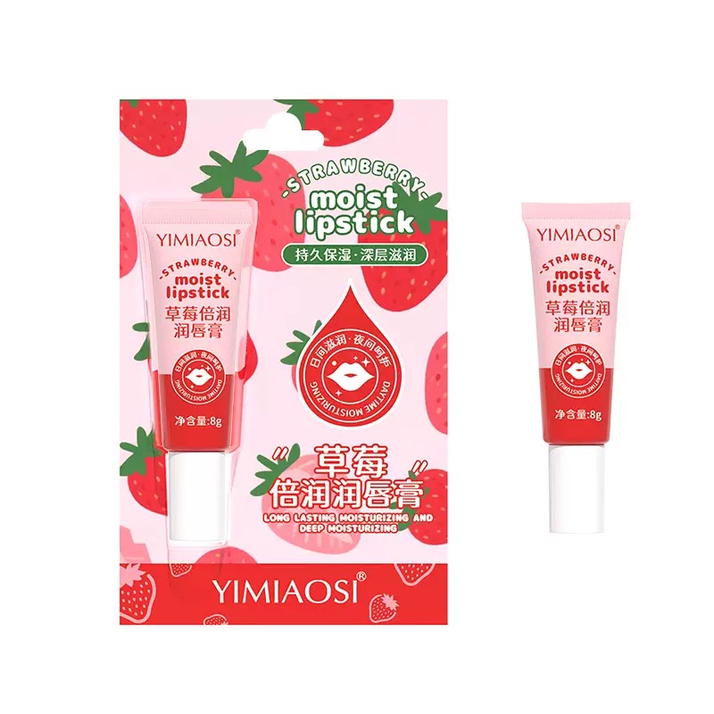 Strawberry flavored lipstick