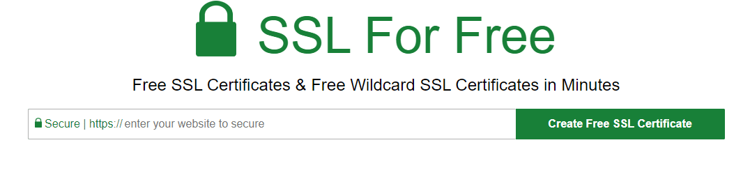 Free SSL For wordpress website