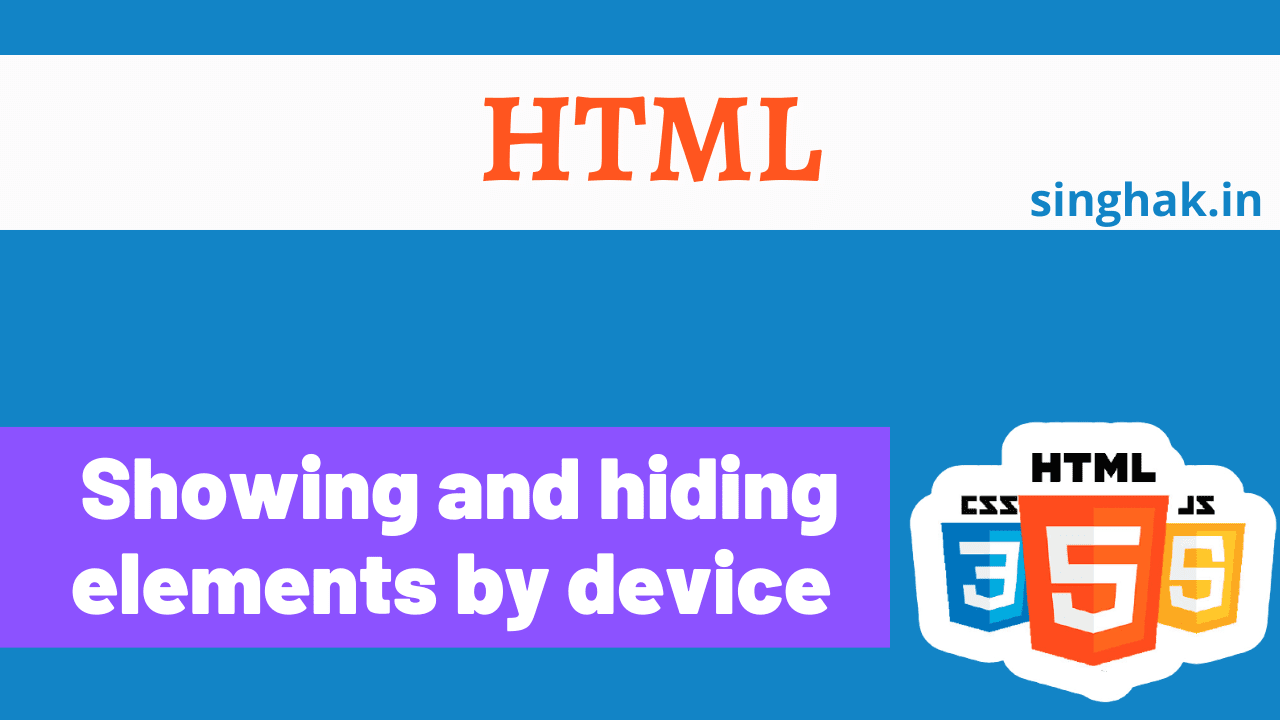 Read more about the article Showing and hiding elements by device using bootstrap