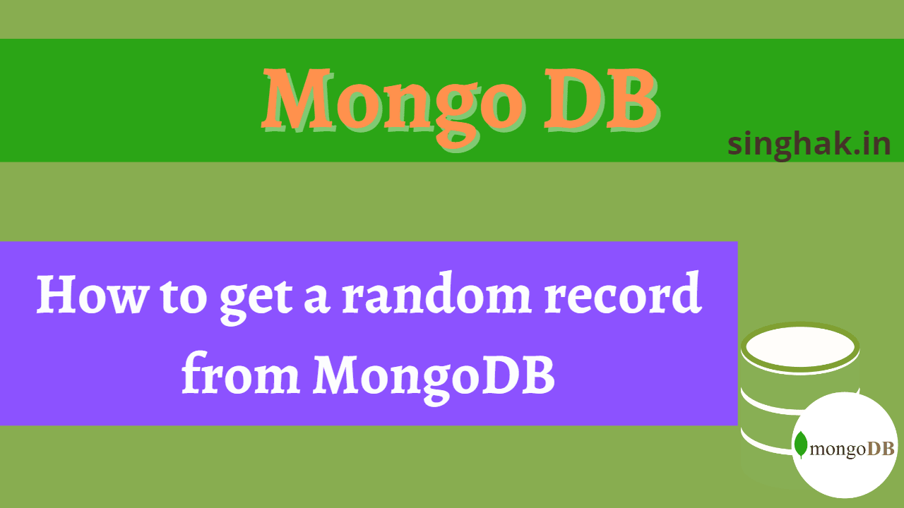 Read more about the article How to get random record from MongoDB