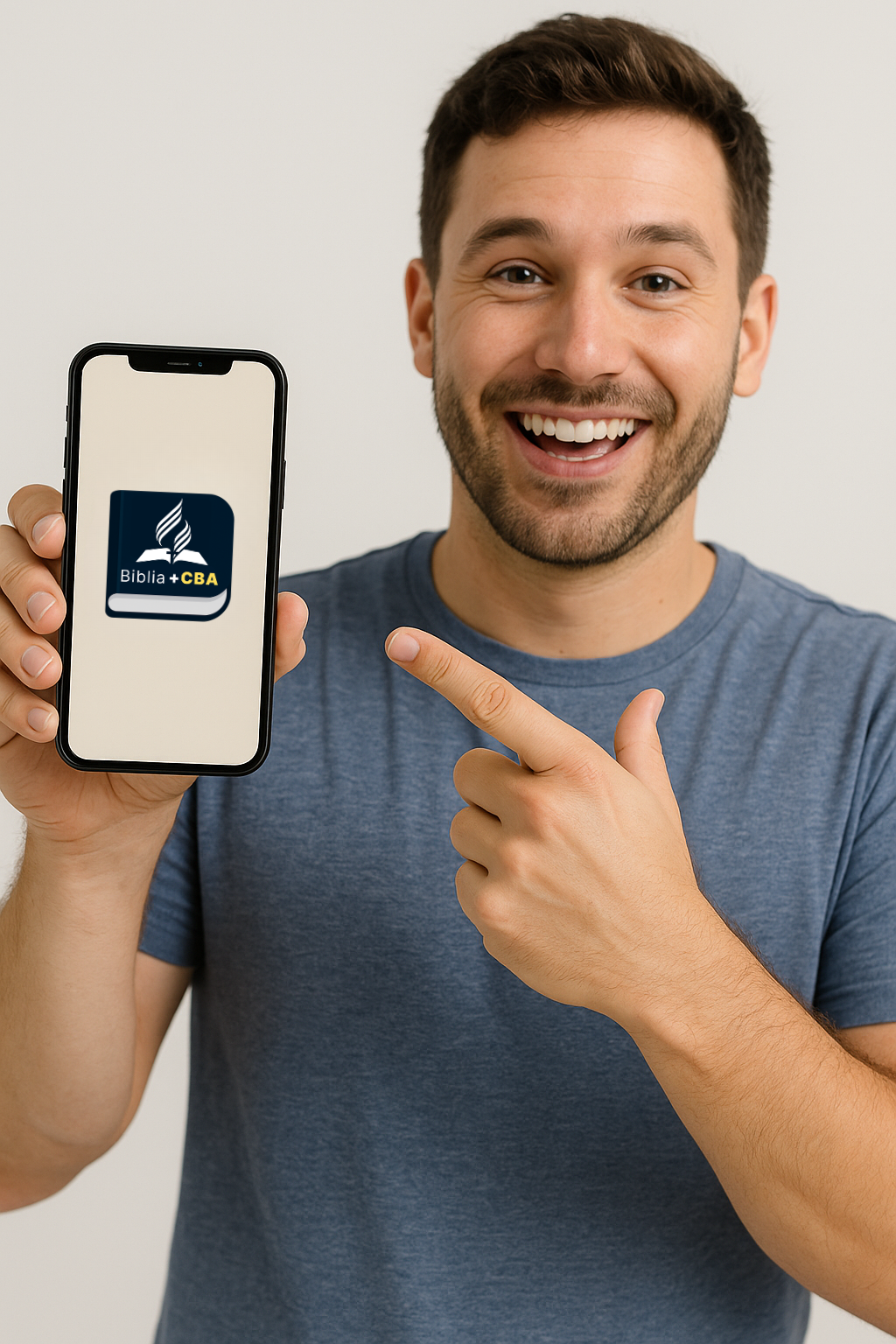 Captura de pantalla de la app: lectura de la Biblia